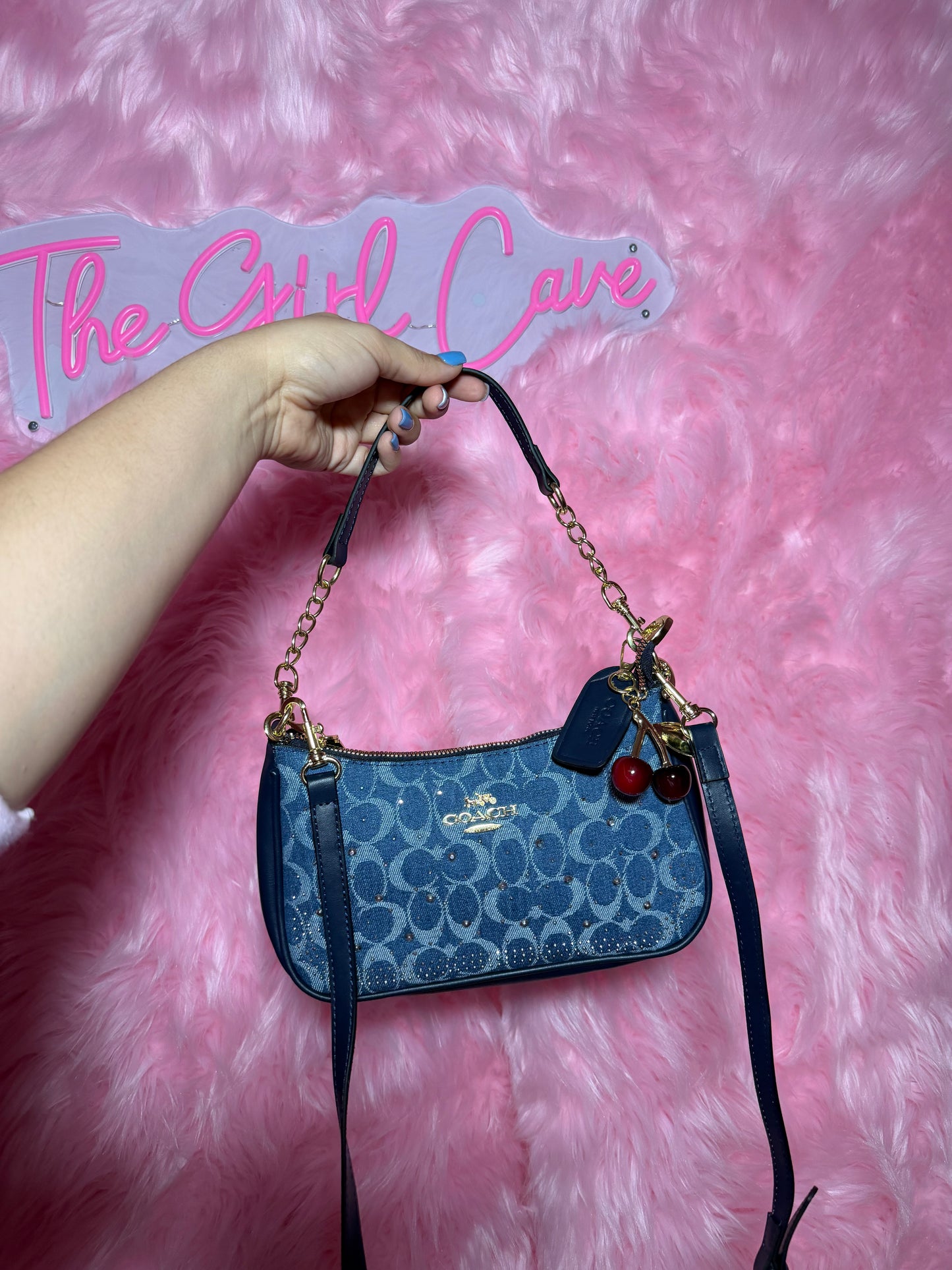 Rhinestone Cresent Bags