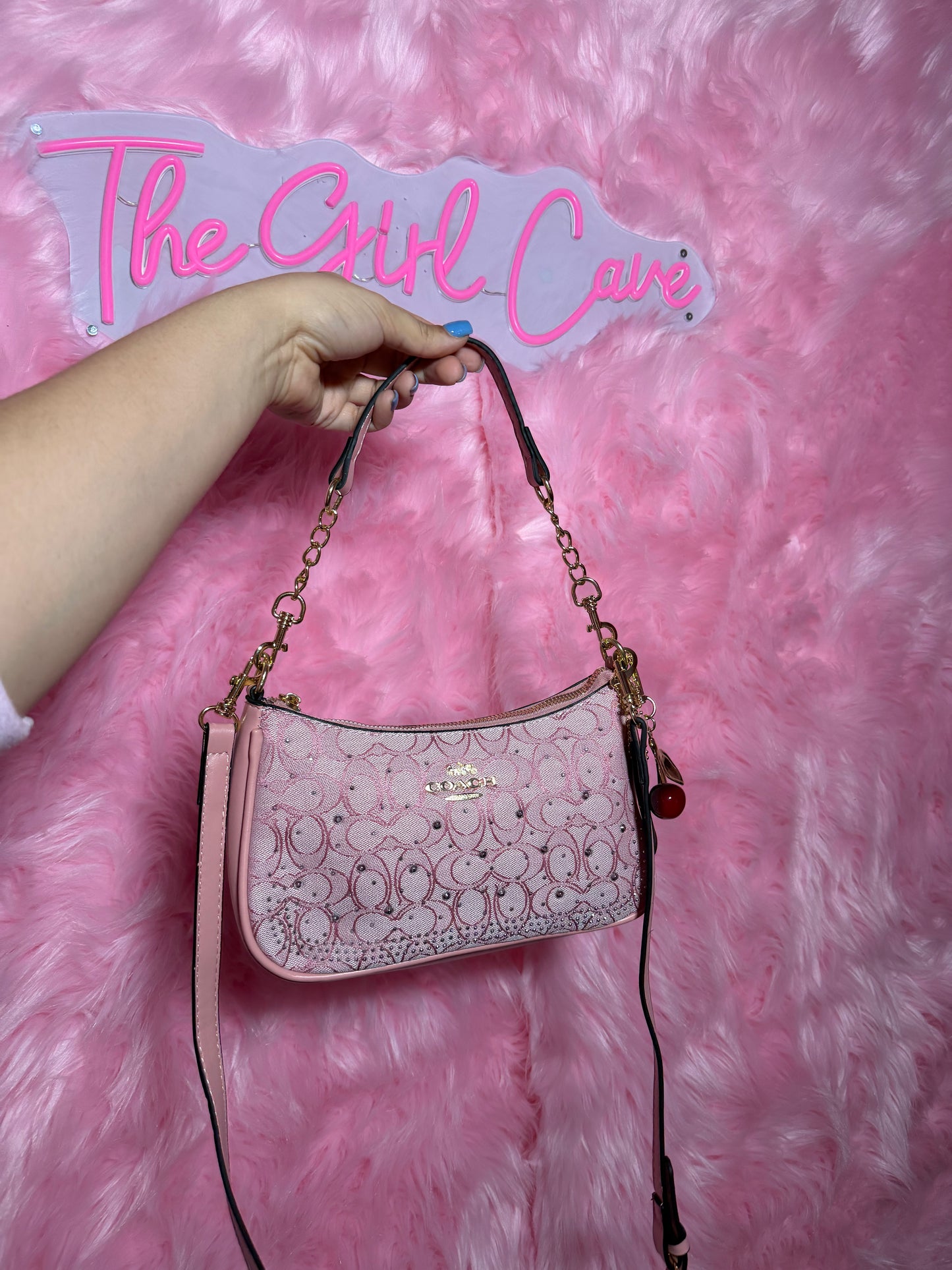 Rhinestone Cresent Bags