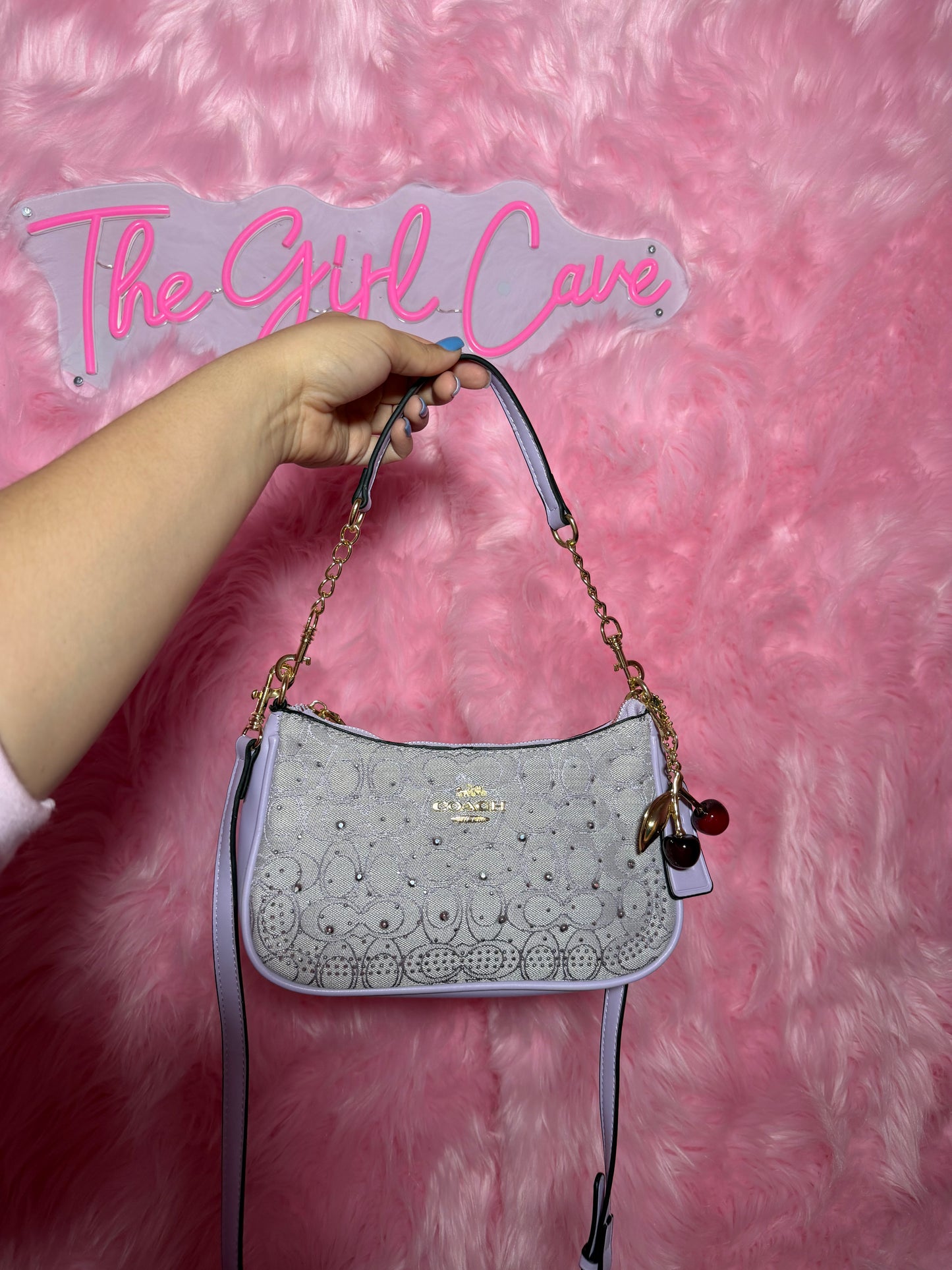 Rhinestone Cresent Bags