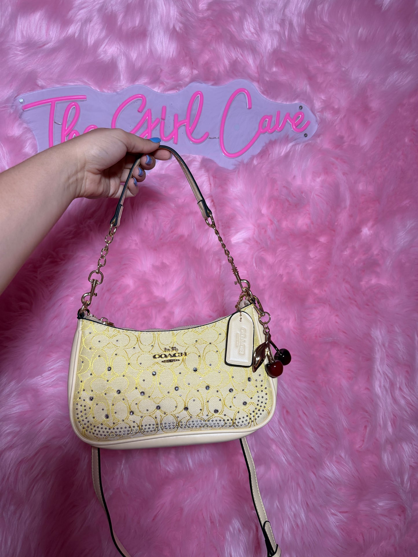 Rhinestone Cresent Bags