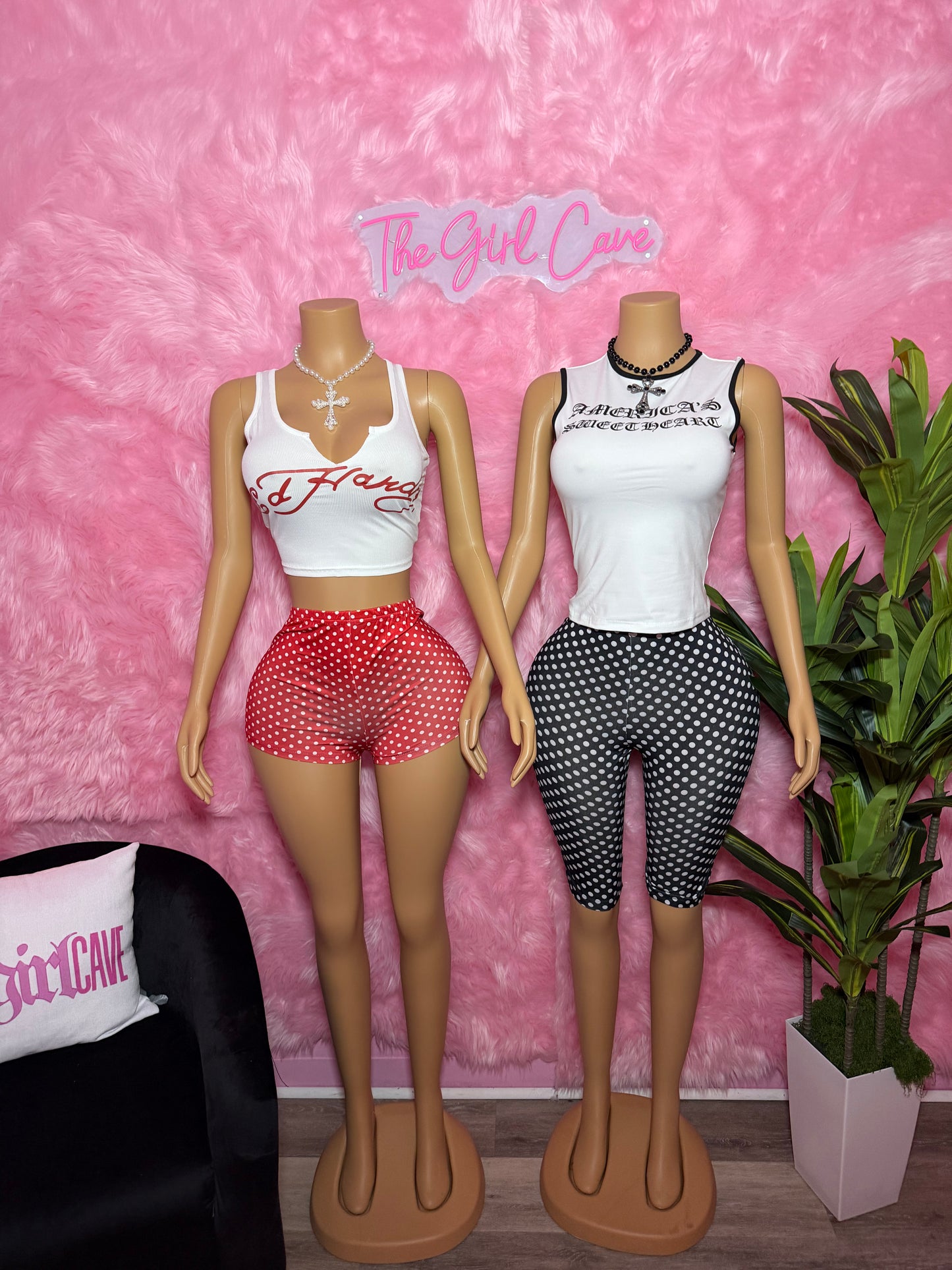 Polka Dot Tank Set