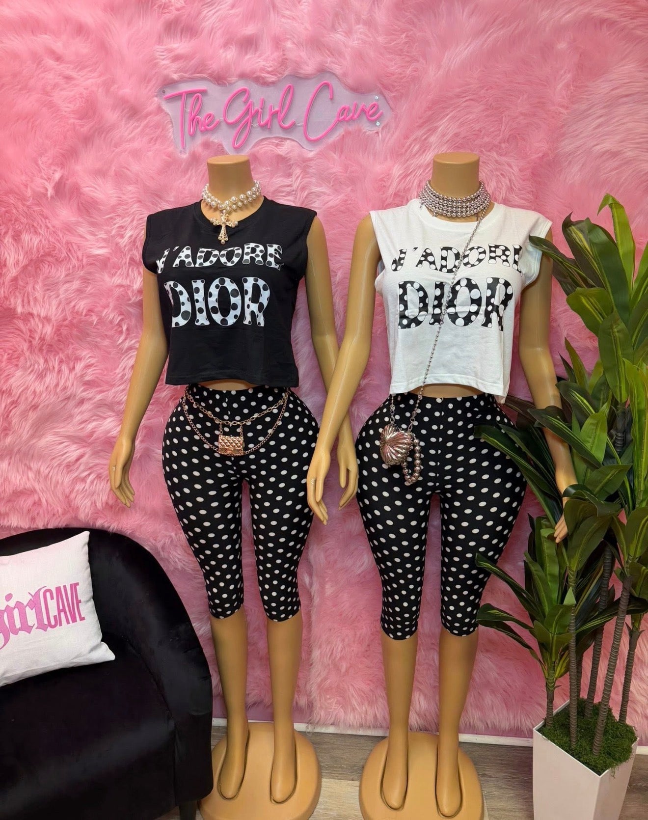 Adore Polka Dot Capri Set